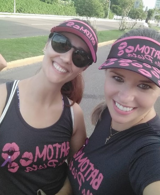 Alessandra de Liz Schmoeller e Ana Br&iacute;gida Los de Liz, idealizadoras do Batom na Pista – Foto: Arquivo pessoal/Divulga&ccedil;&atilde;o ND