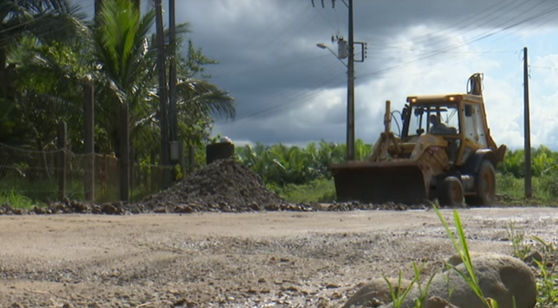 Estrada Timb&eacute; &eacute; uma das vias que est&aacute; no pacote de obras da Prefeitura – Foto: NDTV/Reprodu&ccedil;&atilde;o