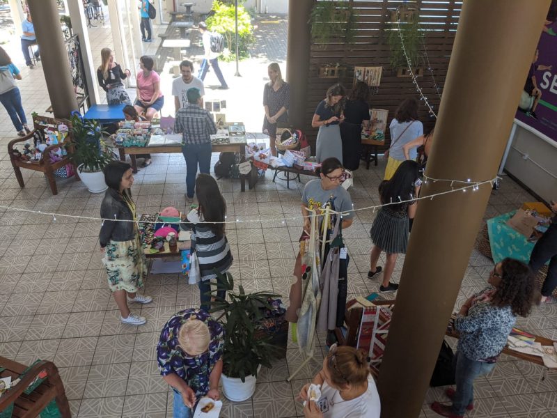 Feira do Sesc-SC realizada no início de dezembro na unidade da Prainha – Foto: Divulgação/ND