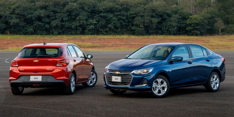 Recorde anual: Chevrolet vendeu mais de 241 mil unidades do Onix em 2019 - Foto: Divulgação