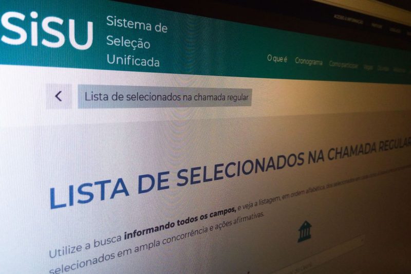 resultado do Sisu, educação. MEC – Foto: Agência Brasil/ND