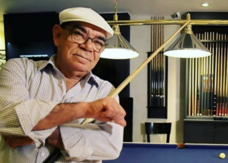 Morre Rui Chapéu, baiano lenda da sinuca, aos 79 anos