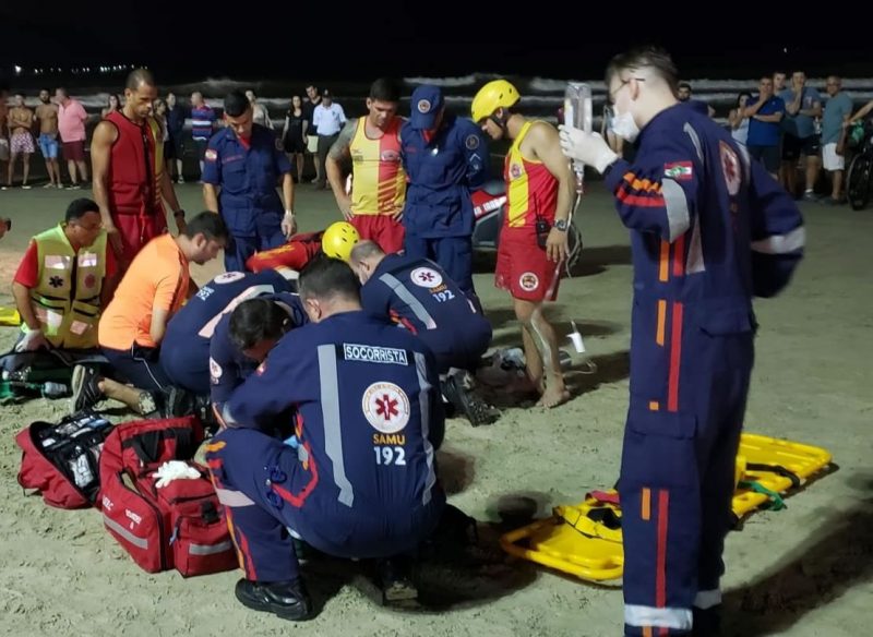 V&iacute;tima chegou a ser resgatada, mas n&atilde;o sobreviveu – Foto: Divulga&ccedil;&atilde;o/ND