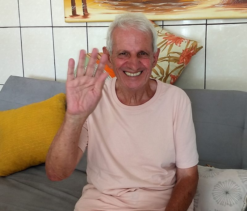 Osvaldo Gon&ccedil;alves, o Dico, em foto tirada pelo colunista Marcos Cardoso – Foto: Marcos Cardoso/ND