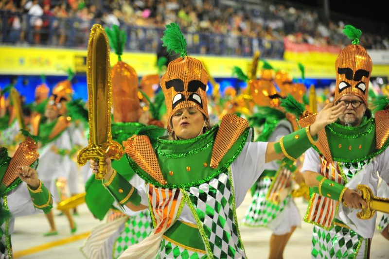 Desfile da Uni&atilde;o da Ilha da Magia em 2020 – Foto: Gabriel Lain/ND