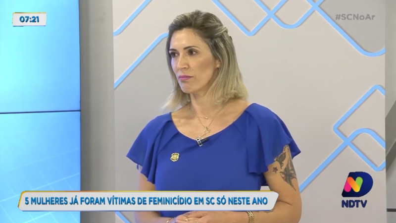 Eliane Chaves, diretor da Pol&iacute;cia Civil de Florian&oacute;polis, em entrevista ao Santa Catarina no Ar – Foto: Reprodu&ccedil;&atilde;o/Youtube/ND