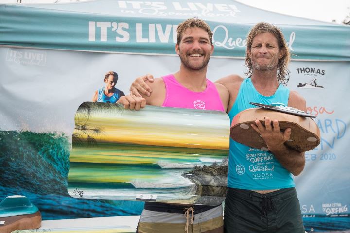 Kevin Skvarna e Joel Tudor. Foto: Dave Gleeson/WSL via Getty Images)