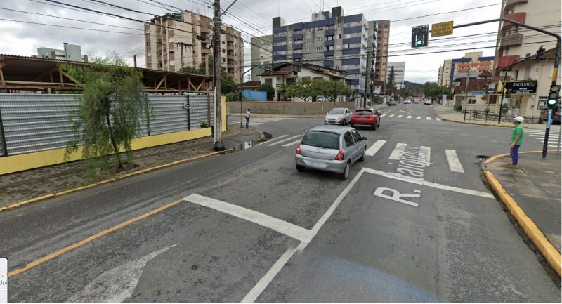 Na rua Itaiópolis, a mudança será entre a rua Orestes Guimarães até a avenida Hermann August Lepper &#8211; Foto: Google Maps/Divulgação ND