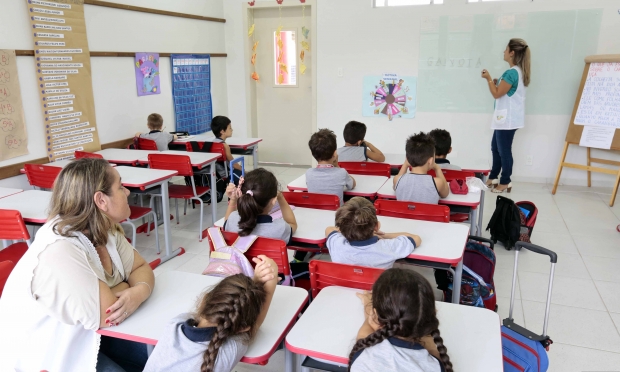 Aulas est&atilde;o previstas para retornarem &agrave;s atividades presenciais no dia 13 de outubro – Foto: Prefeitura de Joinville/Divulga&ccedil;&atilde;o/ND