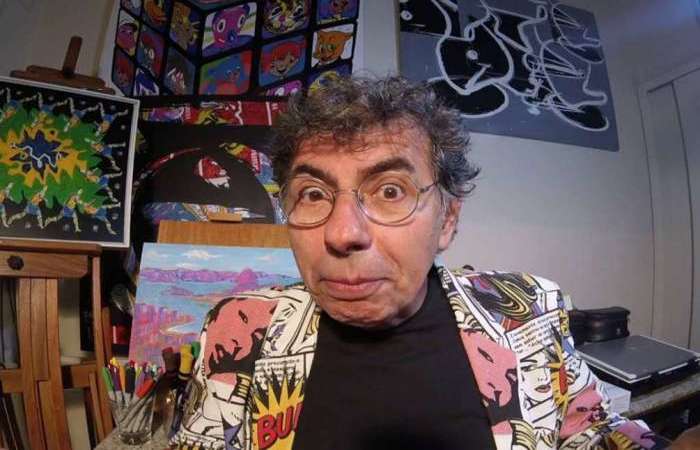 O desenhista Daniel Azulay, 72 anos, morreu, nesta sexta-feira (27), vítima do novo coronavírus. - Divulgação/ND