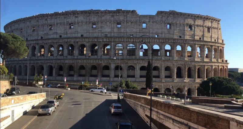 O Coliseu, em Roma, ponto turístico que recebe em torno de 8 milhões de turistas ao ano &#8211; Foto: Juliana Kroeger/Divulgação/ND