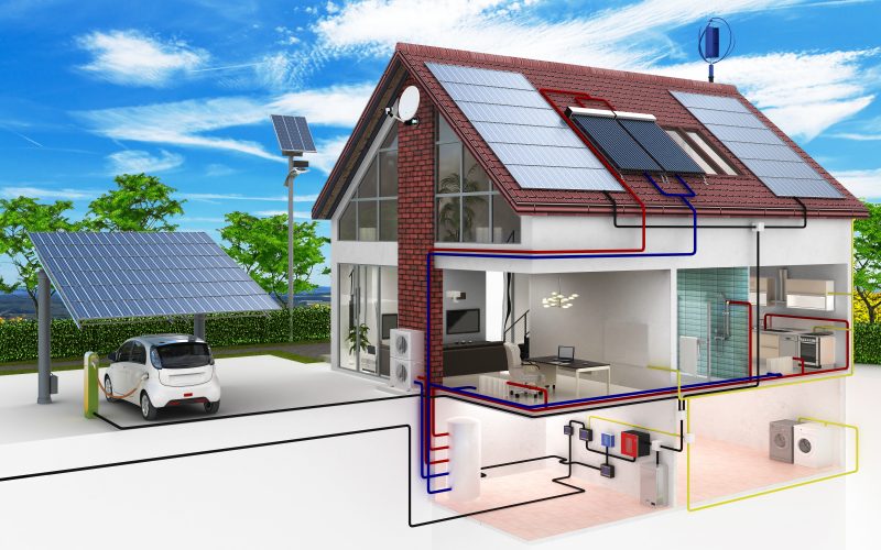 Smart Home – Energia renov&aacute;vel com uso de baterias e carregadores de carros el&eacute;tricos ser&atilde;o cada vez mais vistos no Brasil. – Foto: 4th Life Photography – stock.adobe.com/ND