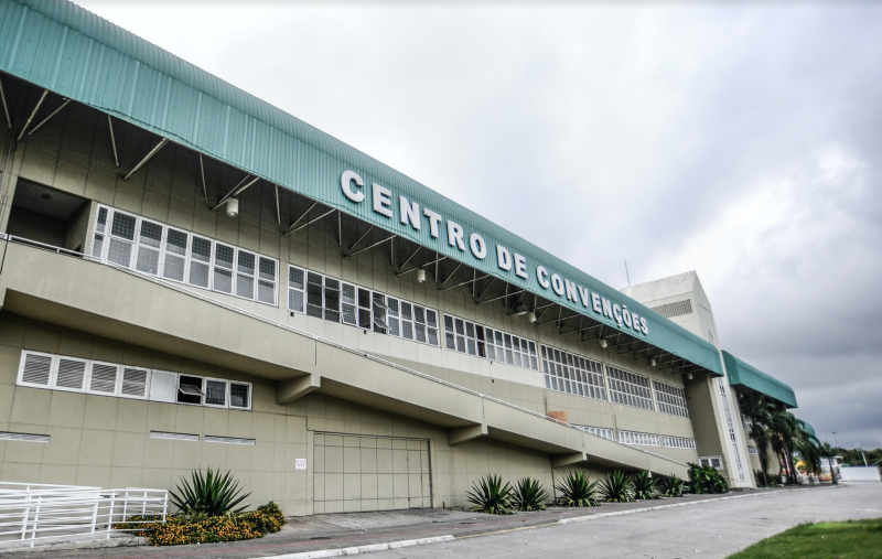 Centro de Conven&ccedil;&otilde;es de Florian&oacute;polis, o CentroSul, na Ba&iacute;a Sul – Foto: Eduardo Valente /Arquivo/ ND