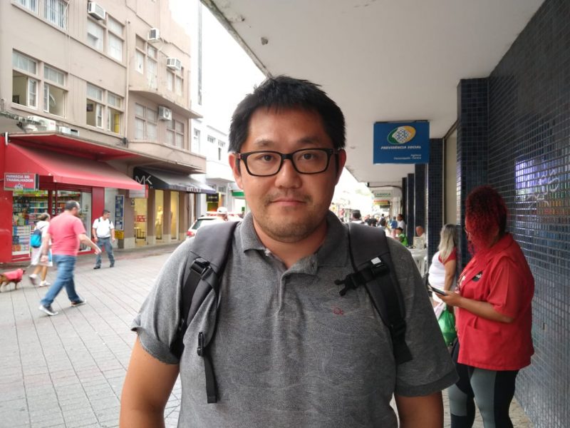 Ricardo Hideke Nonaka diz ter sofrido bullying por conta de sua origem japonesa, quando era criança – Foto: Bruna Stroisch/ND