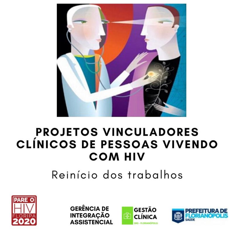 Poster de divulgação do projeto Projeto Vinculadores Clínicos das Pessoas Vivendo com HIV, – Foto: PMF/Divulgação/ND