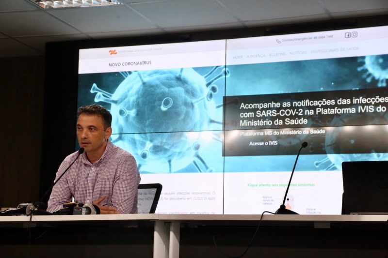 Casos foram confirmados pelo secretário de Estado da Saúde, Helton de Souza Zeferino – Foto: Anderson Coelho/ND