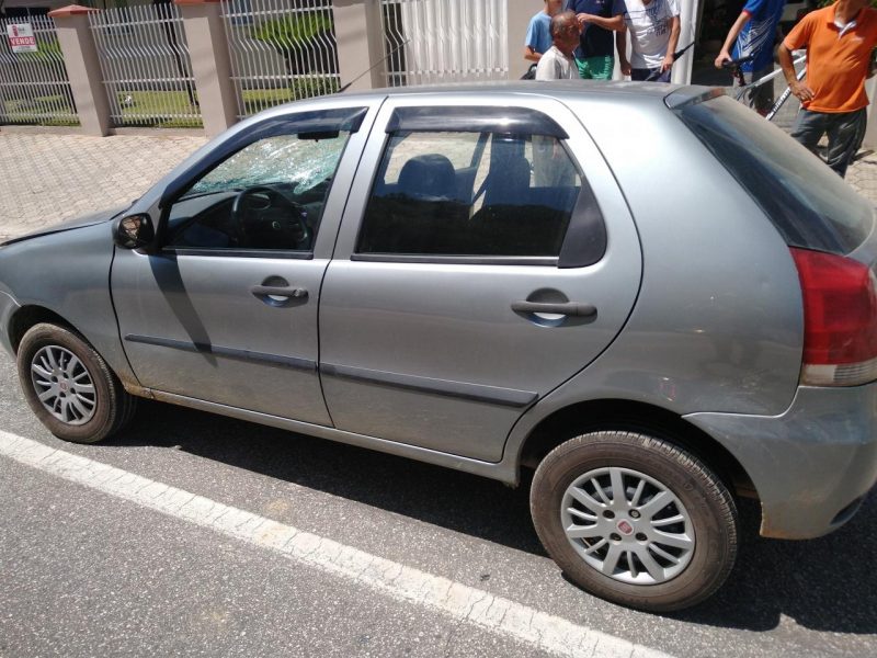 Adolescente foi atropelado por Fiat Palio em trecho da SC-410 &#8211; Foto: PMRv/Divulgação/ND