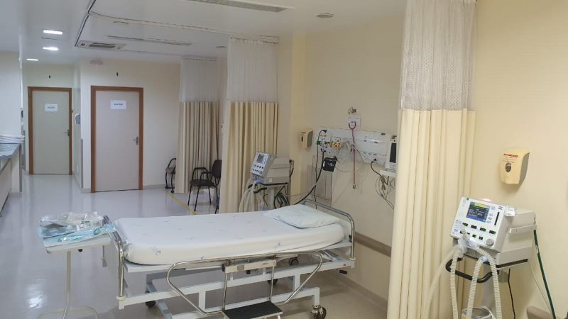 Exemplo de leito no Hospital Dona Helena – Foto: Divulgação Hospital Dona Helena