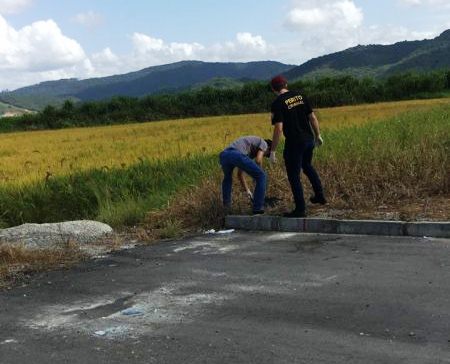 Corpo do jovem foi encontrado em um arrozal – Foto: Pol&iacute;cia Civil/Divulga&ccedil;&atilde;o/ND