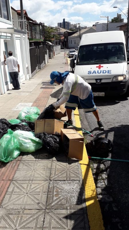Coleta convencional (rejeito) está sendo operada em Florianópolis nos dias e horários usuais – Foto: Divulgação Comcap/PMF