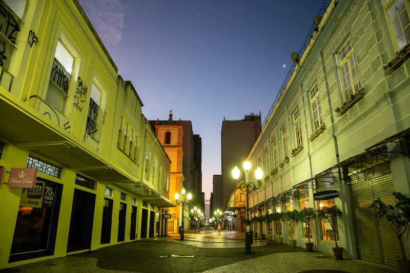 Centro de Florian&oacute;polis, 29 de mar&ccedil;o de 2020. – Foto: Anderson Coelho/ND