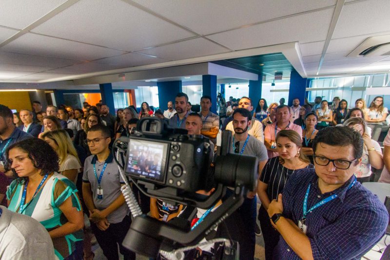 Tecnologia e integração: Nova redação do Grupo ND é inaugurada com espaço para mais de 100 profissionais &#8211; Foto: Flávio Tin/ND