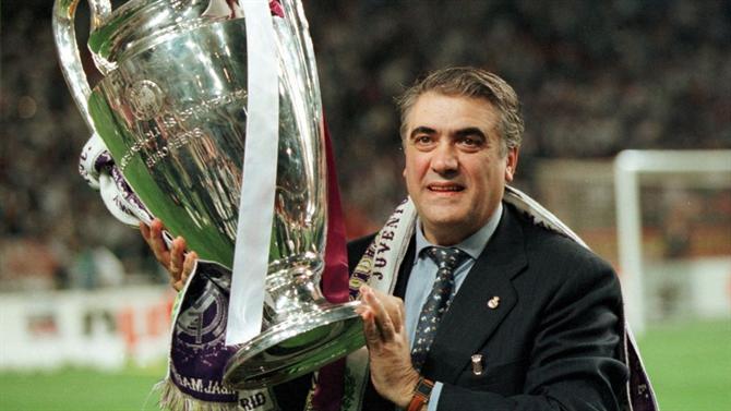 Lorenzo Sanz, presidente do Real Madrid-ESP entre 1995 e 2000, levantou seis títulos sendo duas Liga dos Campeões; vítima do surto do novo coronavírus na Espanha - ABolaPT/divulgação/ND