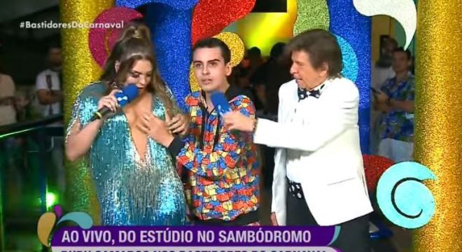 Simony foi assediada ao vivo – Foto: R7/Reprodu&ccedil;&atilde;o/Rede TV!