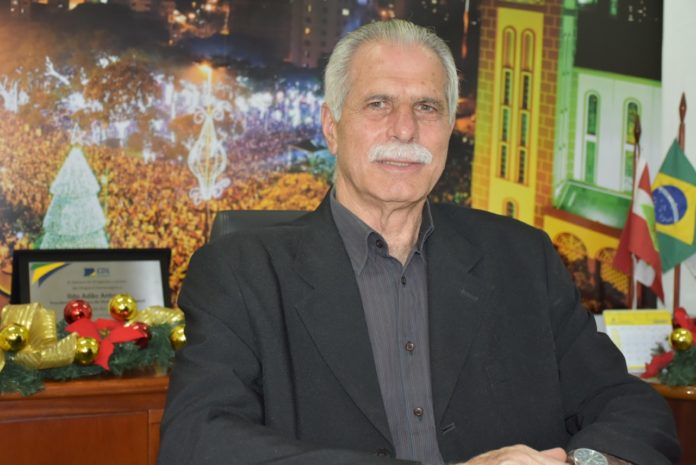 Presidente da C&acirc;mara de Vereadores de Chapec&oacute;, Ildo Antonini – Foto: Reprodu&ccedil;&atilde;o/ND