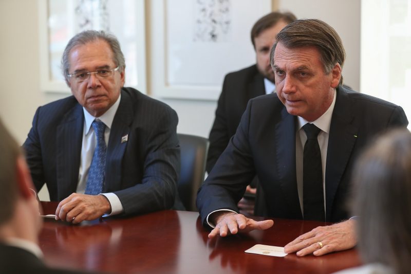 Paulo Guedes e Jair Bolsonaro – Foto: Arquivo/Marcos Corrêa/PR