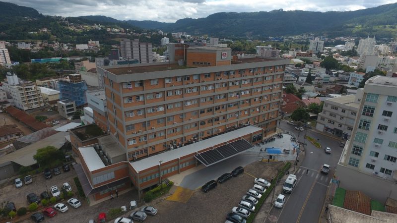Marcos estava internado no Hospital Regional Alto Vale, em Rio do Sul – Foto: Divulgação/ND