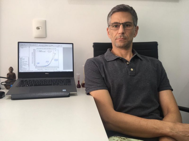 Professor e pesquisador do curso de Engenharia Química e do Programa de Pós-Graduação em Engenharia de Processos da Univille, André Lourenço Nogueira – Foto: Arquivo pessoal/Divulgação ND
