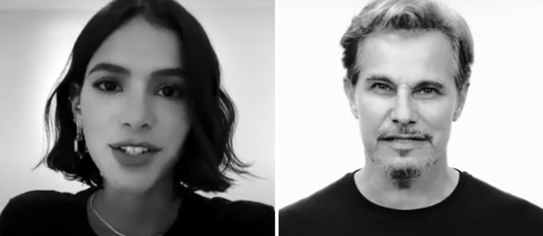 Bruna Marquezine e Edson Celulari est&atilde;o na campanha Ao Vivo Pela Vida