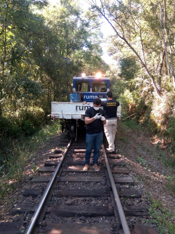 Homem morreu ao ser atropela por locomotiva &#8211; Foto: Divulgação/ND