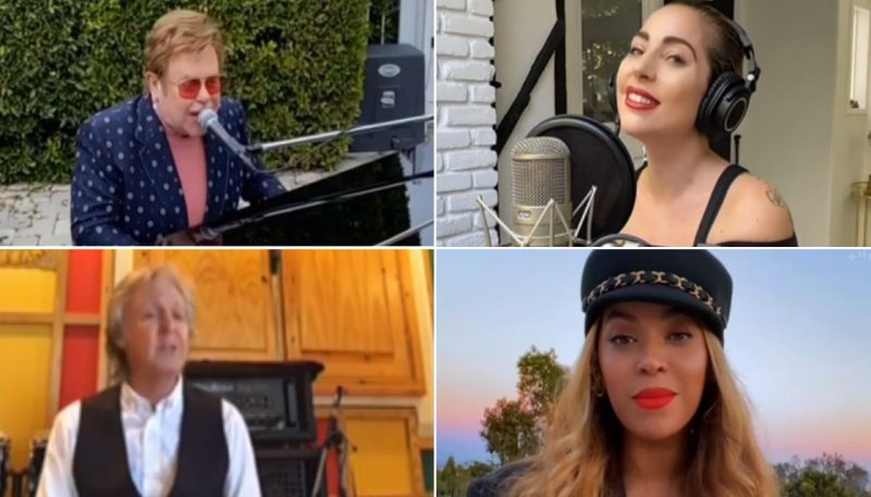 Live foi promovida pela Organiza&ccedil;&atilde;o Mundial da Sa&uacute;de e teve curadoria de Lady Gaga – Foto: Reprodu&ccedil;&atilde;o/Youtube