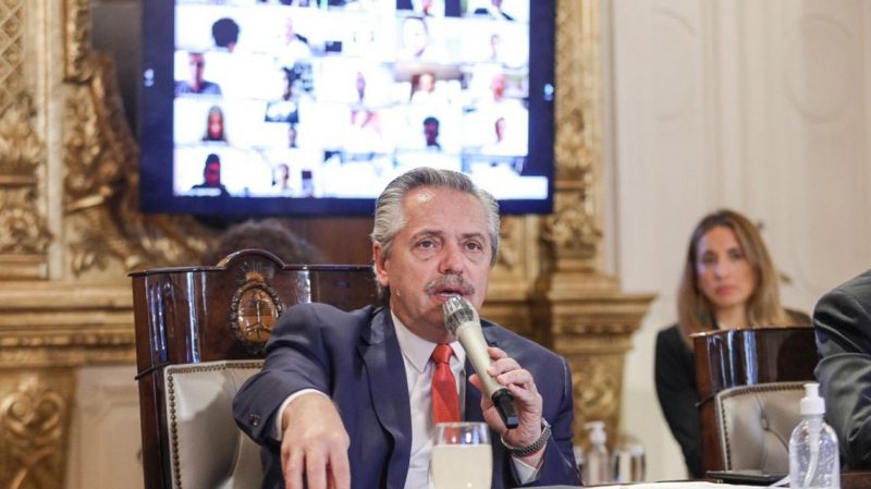 Alberto Fernández anunciou que está com Covid-19 – Foto: Presidência da Argentina/Fotos Públicas