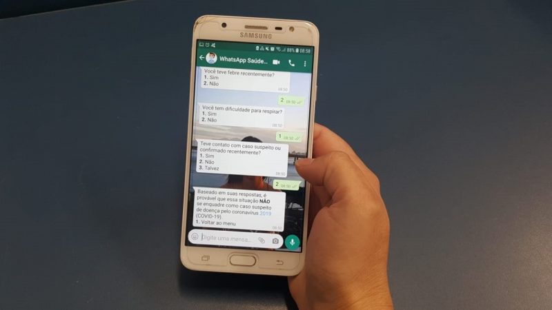 Primeiro atendimento ser&aacute; feito por um rob&ocirc; – Foto: Suelen Eskelsen/NDTV