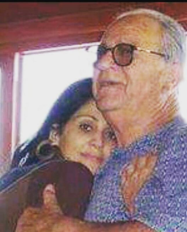 Daniela e o av&ocirc;, Jo&atilde;o Prud&ecirc;ncio de Amorim – Foto: Arquivo pessoal/ND