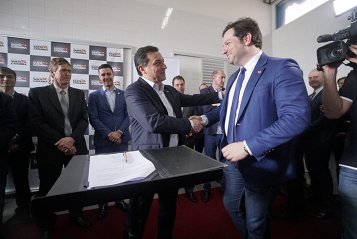 Rela&ccedil;&otilde;es pr&oacute;ximas: Diego Enke na presid&ecirc;ncia do Porto foi indica&ccedil;&atilde;o do governador Carlos Mois&eacute;s – Foto: Divulga&ccedil;&atilde;o ND