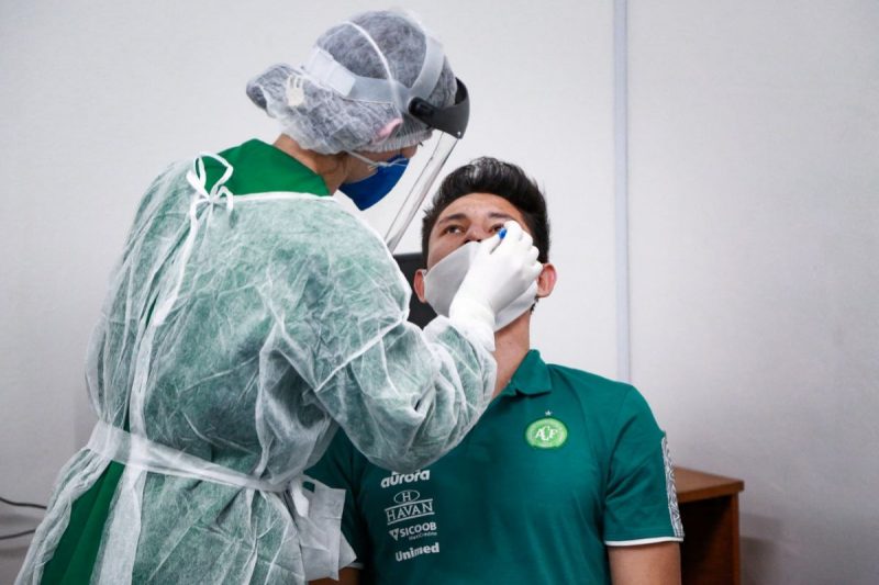 Chapecoense realiza o acompanhamento frequente da sa&uacute;de dos atletas – Foto: M&aacute;rcio Cunha/ACF/ND