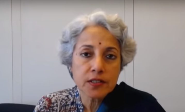 Soumya Swaminathan, cientista-chefe da OMS, não descarta a possibilidade de que a pandemia se agrave ainda mais – Foto: Reprodução/Youtube
