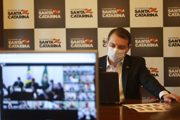 Já no início desta semana, Moisés terá na mesa dados dos municípios para decidir o que fazer – Foto: Julio Cavalheiro/ divulgação /Secom/ND