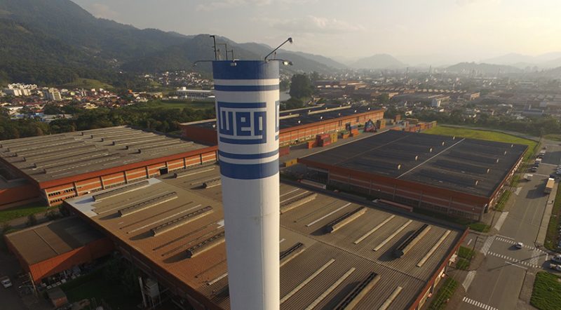 WEG teve lucro líquido de mais de R$ 764 milhões no primeiro trimestre de 2021 – Foto: Divulgação ND
