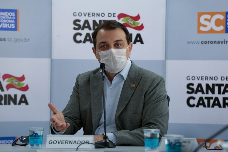 Governo de SC &eacute; intimado pelo MPSC sobre a&ccedil;&atilde;o para assumir combate &agrave; Covid-19 – Foto: Mauricio Vieira/Secom/Divulga&ccedil;&atilde;o/ND