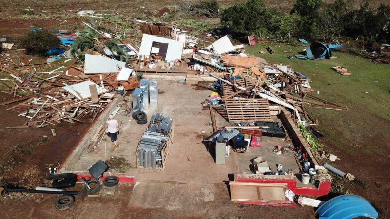 Santa Catarina tem previsão para ciclone nesta quinta. Como o Estado se prepara para novos estragos? – Foto: Cristiano Estrela / Secom / Divulgação / ND