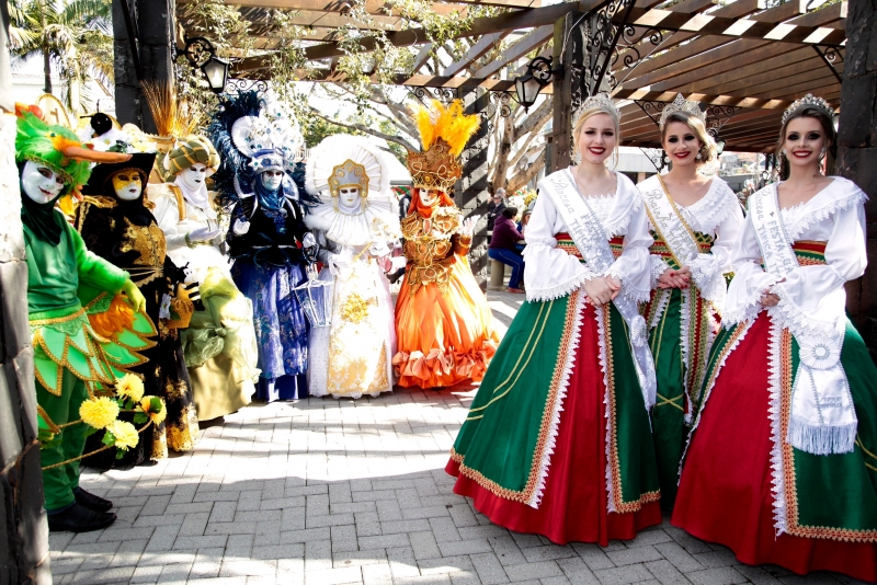 O Carnevale di Venezia é um dos pontos altos da festa que celebra a cultura e a gastronomia em Nova Veneza – Foto: Fábio Queiroz/Agência AL/ND