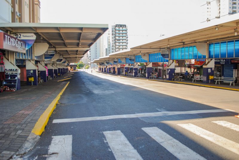 Terminal Urbano de Chapec&oacute; &mdash; Foto: Extra Comunica/ND