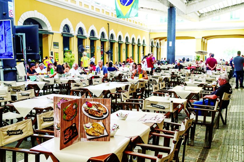 V&atilde;o central do Mercado P&uacute;blico de Florian&oacute;polis – Foto: Anderson Coelho, 16.03.2020/ND