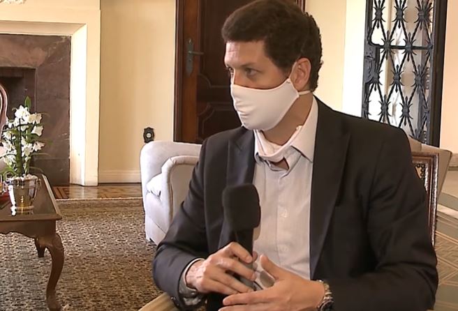 Ricardo Salles se manifestou em transmissão ao vivo, pela redes sociais Agro – Foto: Reprodução/NDTV