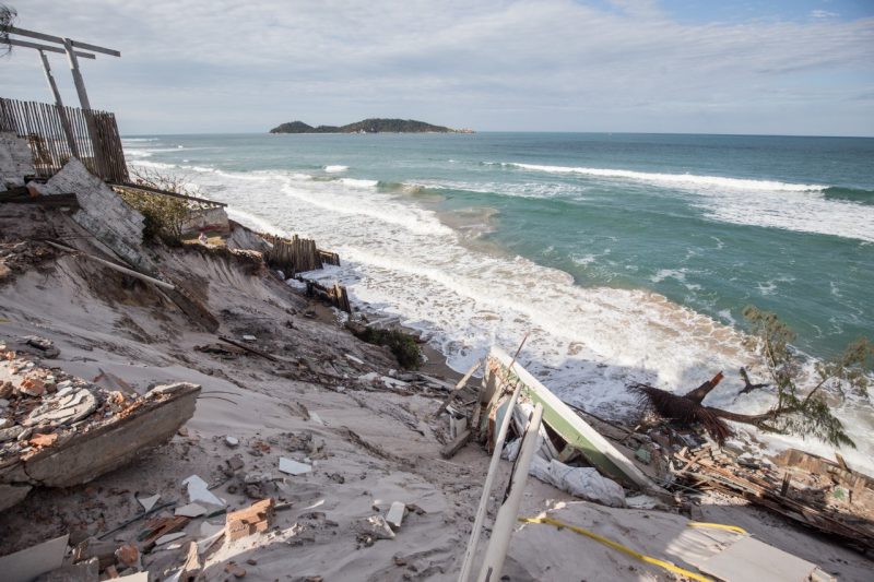 Mar agitado deve marcar a quinta-feira em Santa Catarina – Foto: Anderson Coelho/Arquivo/ND